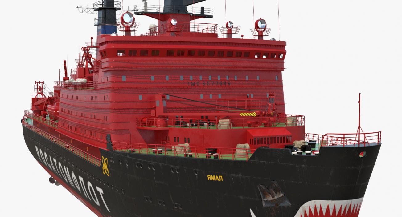 Nuclear Powered Icebreaker Yamal 3D