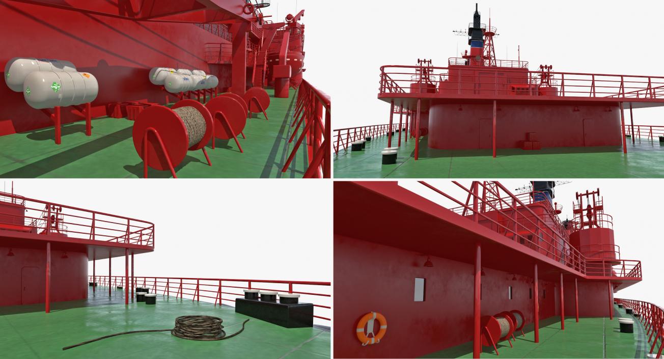 Nuclear Powered Icebreaker Yamal 3D