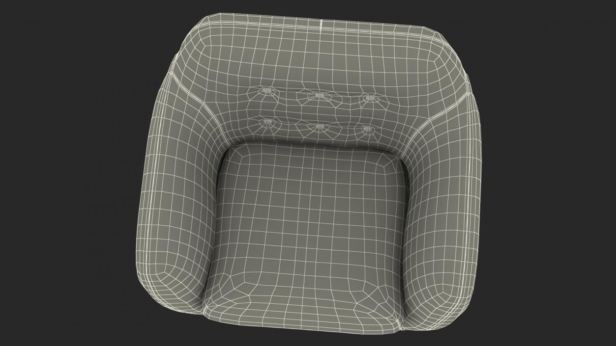 3D Loa Armchair Beige model