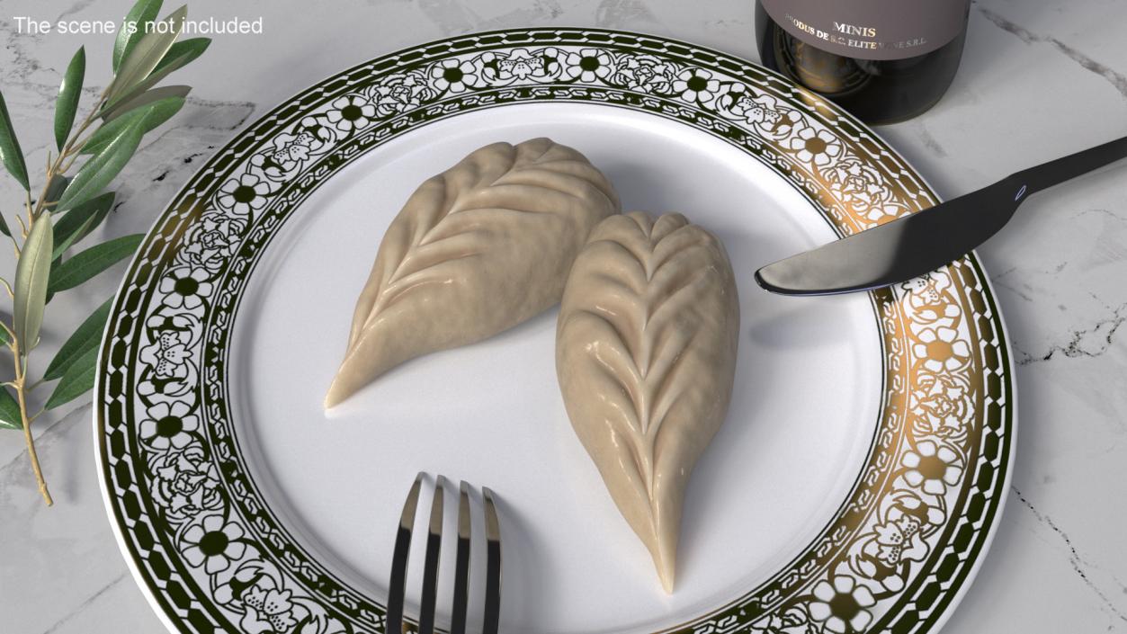 Cooked Dumplings Collection 2 3D model