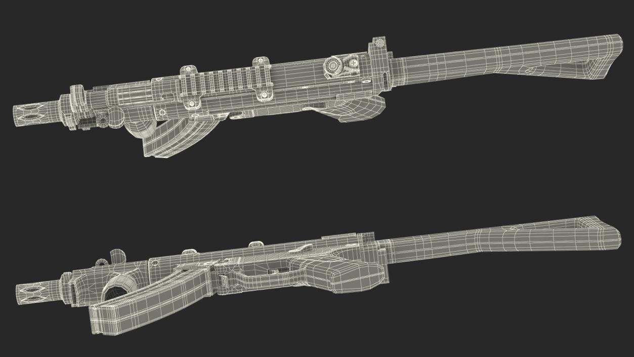 3D Compact Assault Rifle