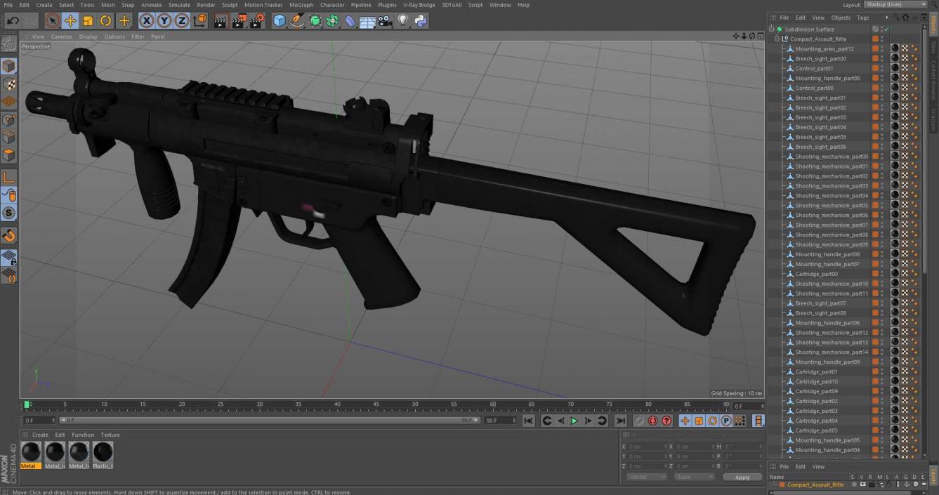 3D Compact Assault Rifle