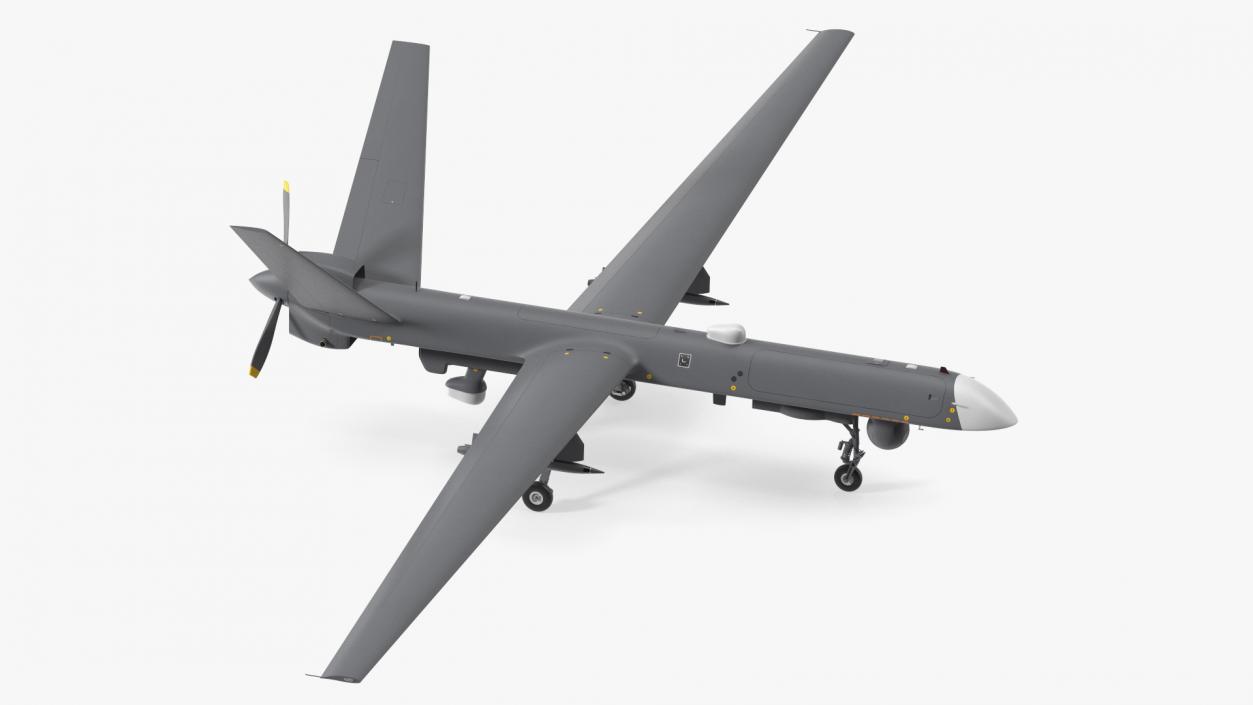 3D Unmanned Combat Aerial Vehicle Armed