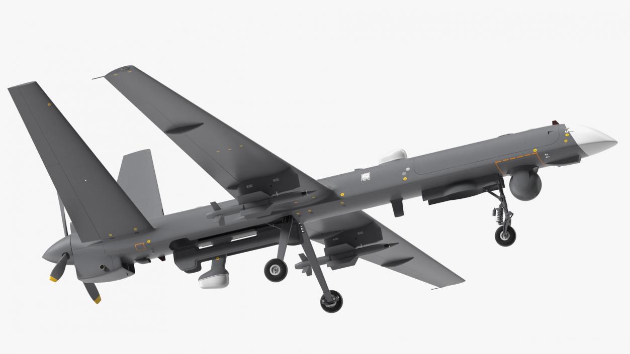 3D Unmanned Combat Aerial Vehicle Armed