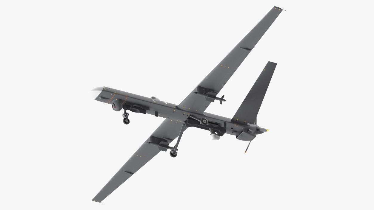 3D Unmanned Combat Aerial Vehicle Armed