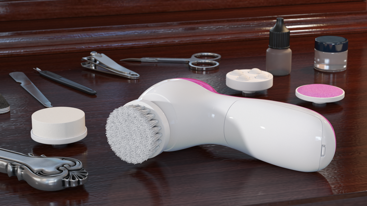 Electric Face Massager Care Machine Kit 3D model