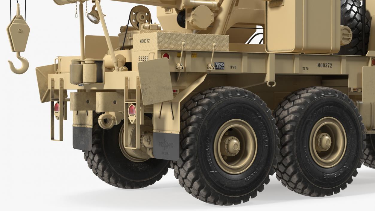 M939 Military Wrecker Light Rigged 3D model