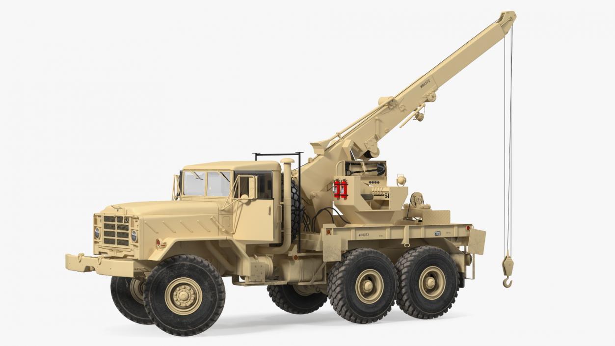 M939 Military Wrecker Light Rigged 3D model