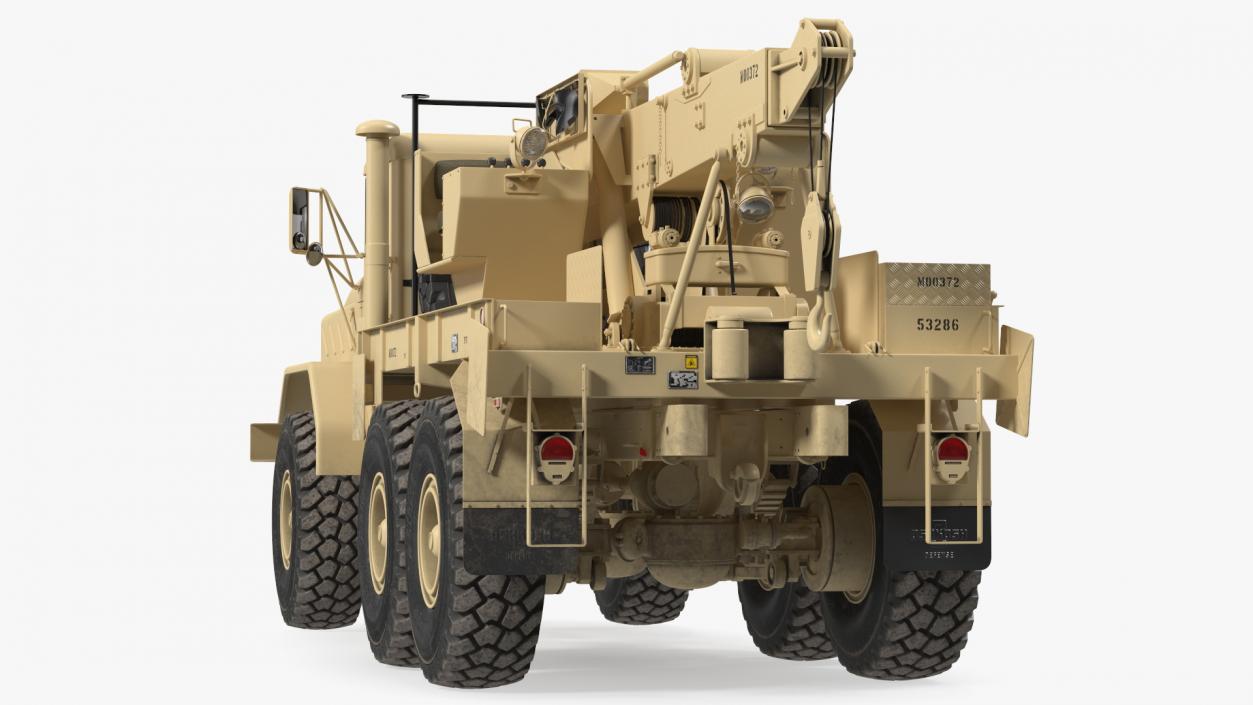 M939 Military Wrecker Light Rigged 3D model