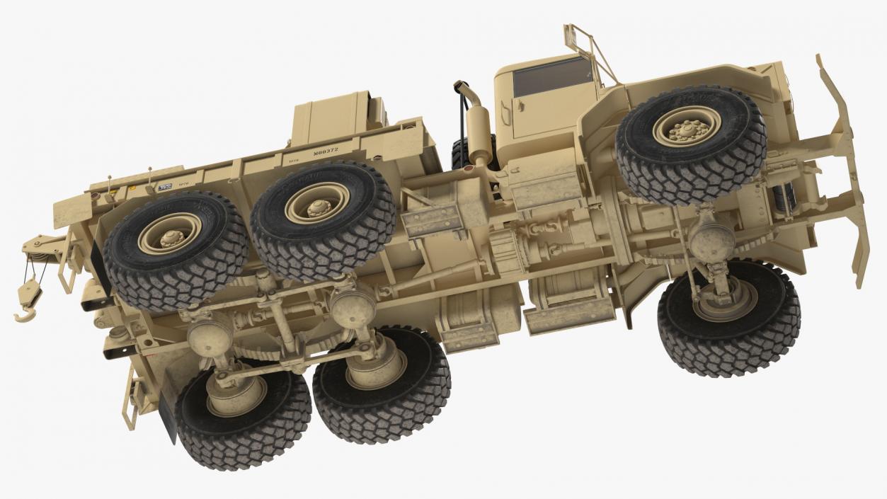 M939 Military Wrecker Light Rigged 3D model