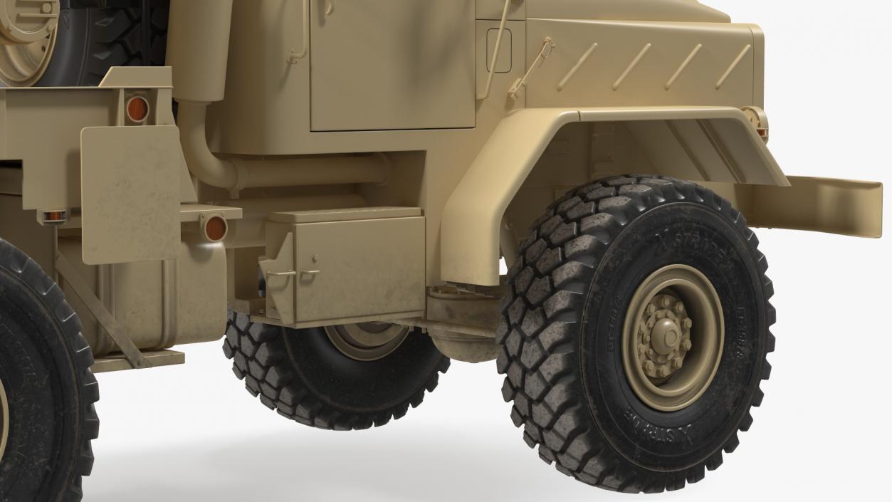 M939 Military Wrecker Light Rigged 3D model