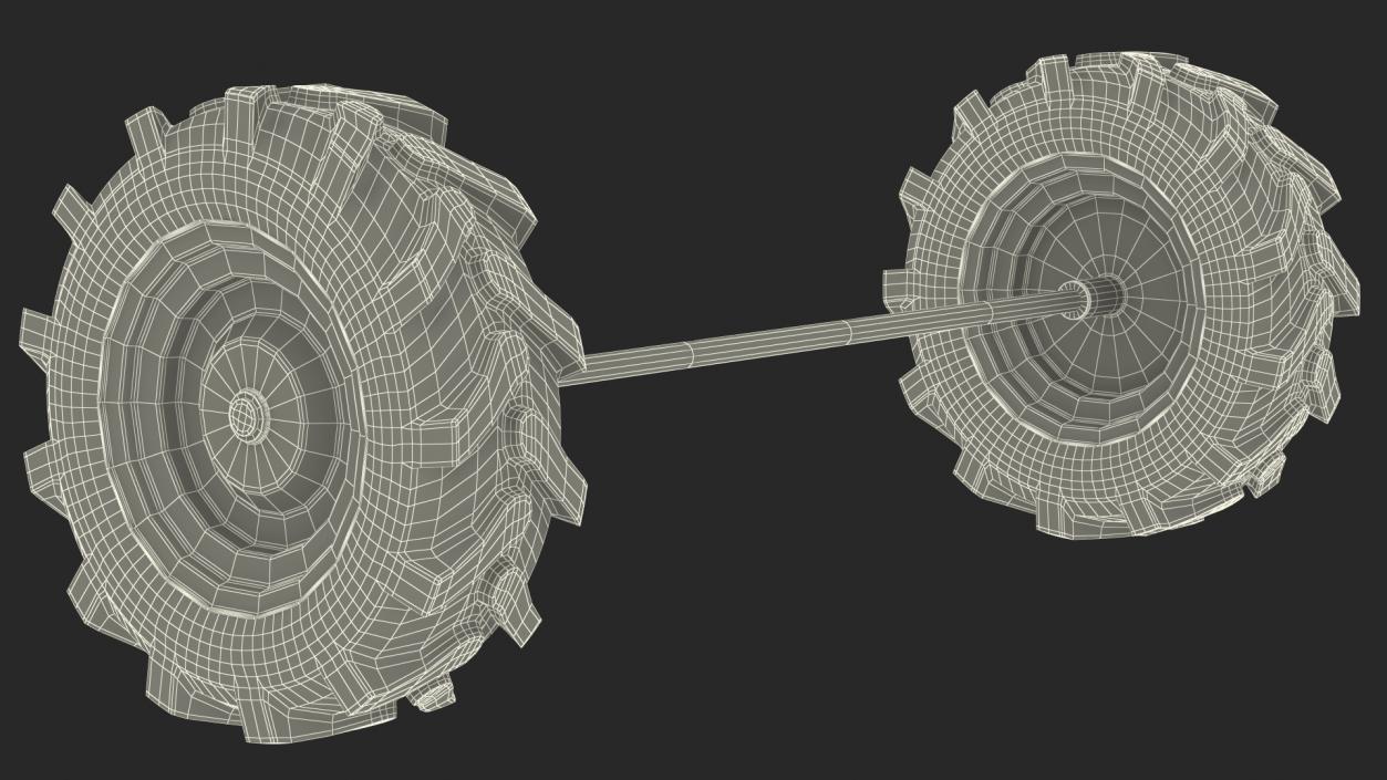 Wheel Axle Kit 3D model