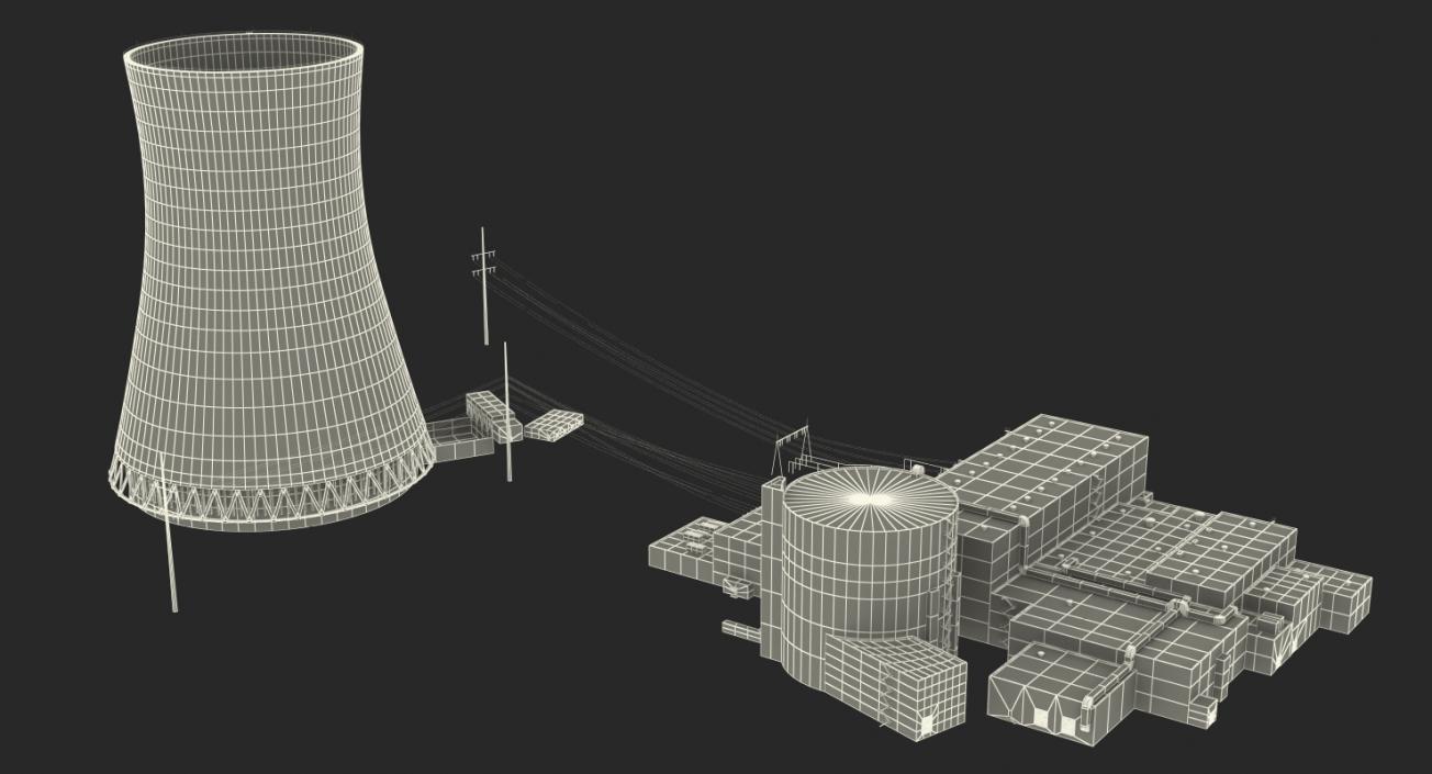 3D Nuclear Power Plant 2