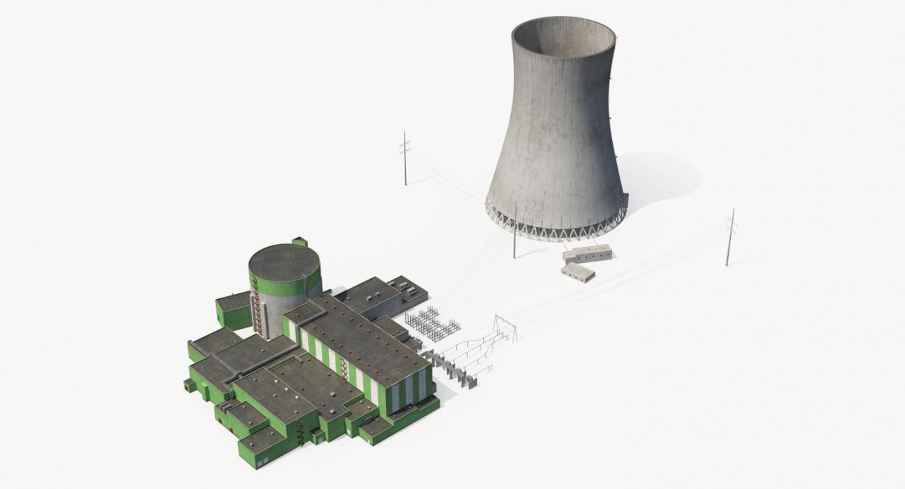 3D Nuclear Power Plant 2