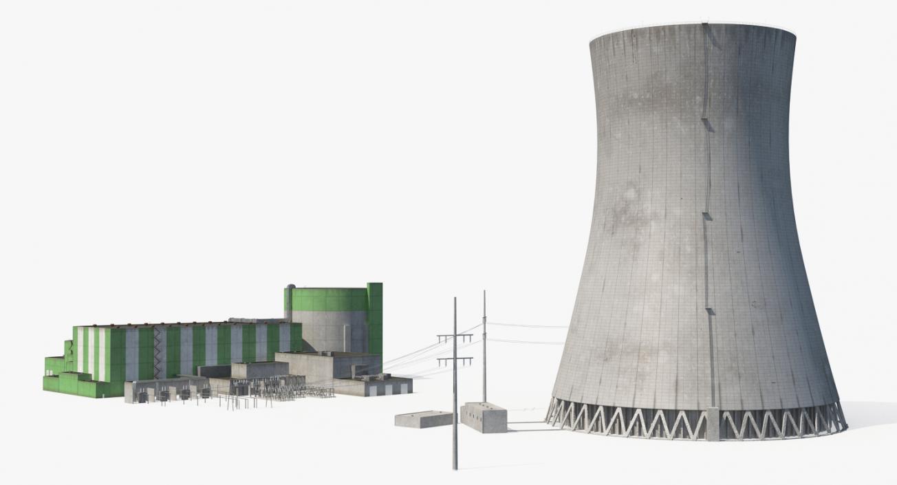 3D Nuclear Power Plant 2