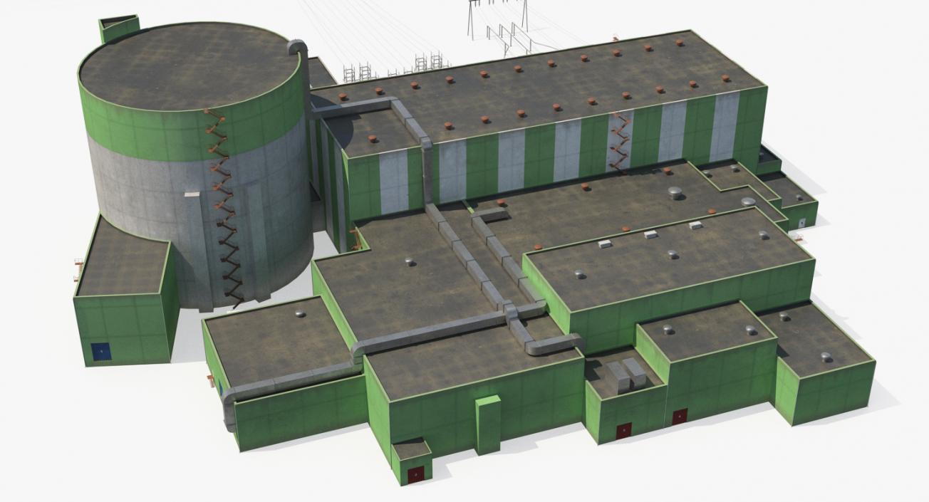 3D Nuclear Power Plant 2