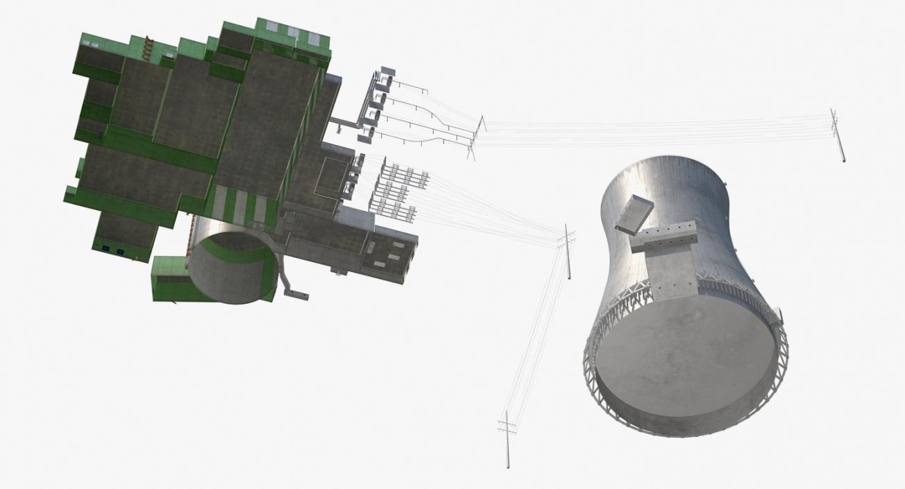 3D Nuclear Power Plant 2