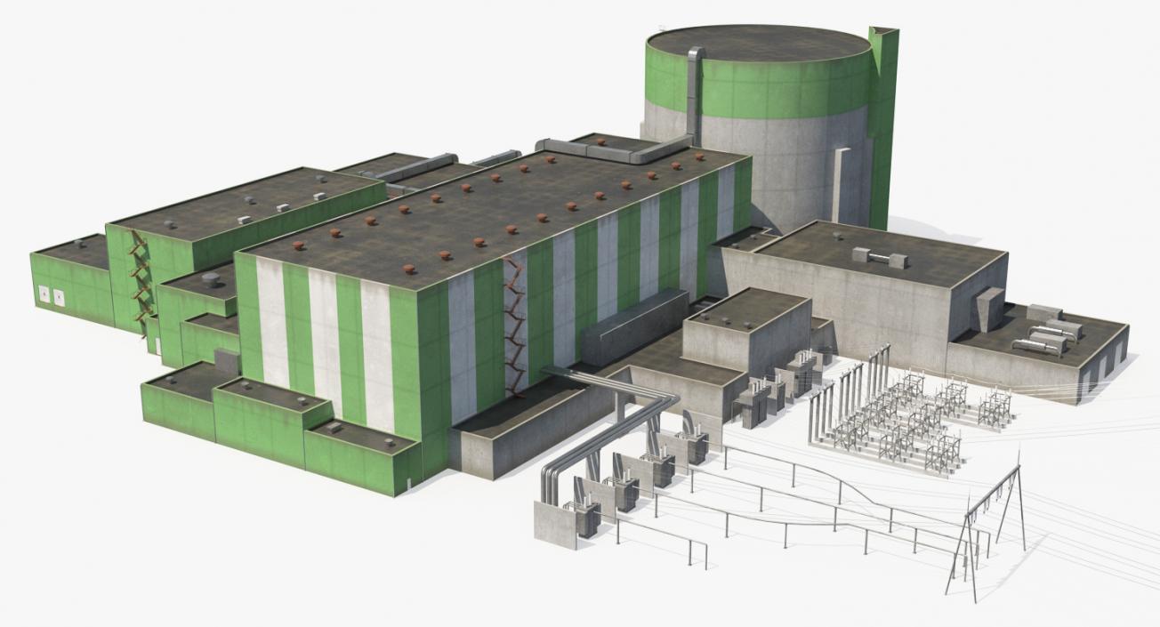 3D Nuclear Power Plant 2