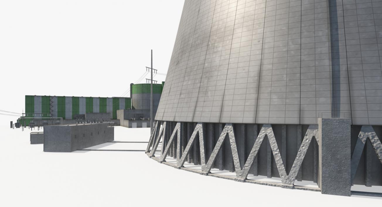 3D Nuclear Power Plant 2