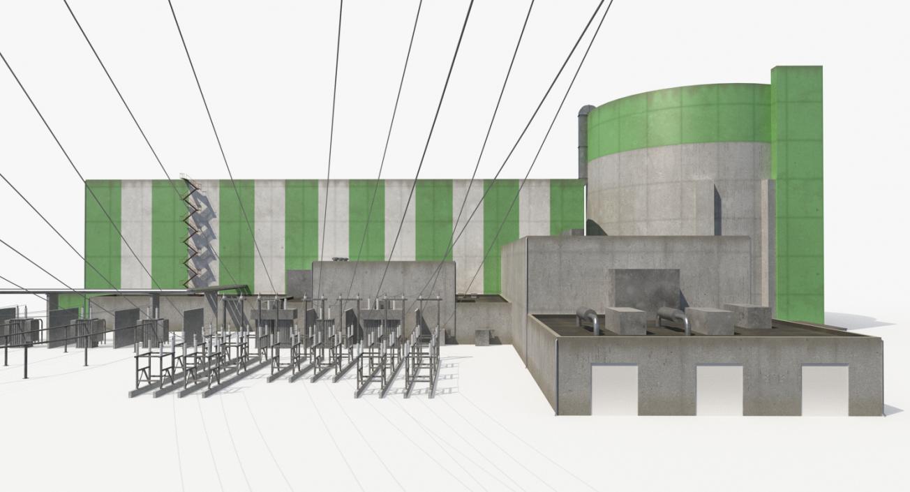 3D Nuclear Power Plant 2