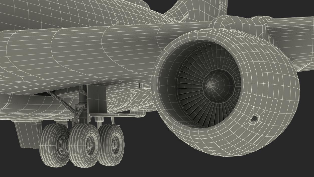 3D Boeing RC-135 Large Reconnaissance Aircraft model