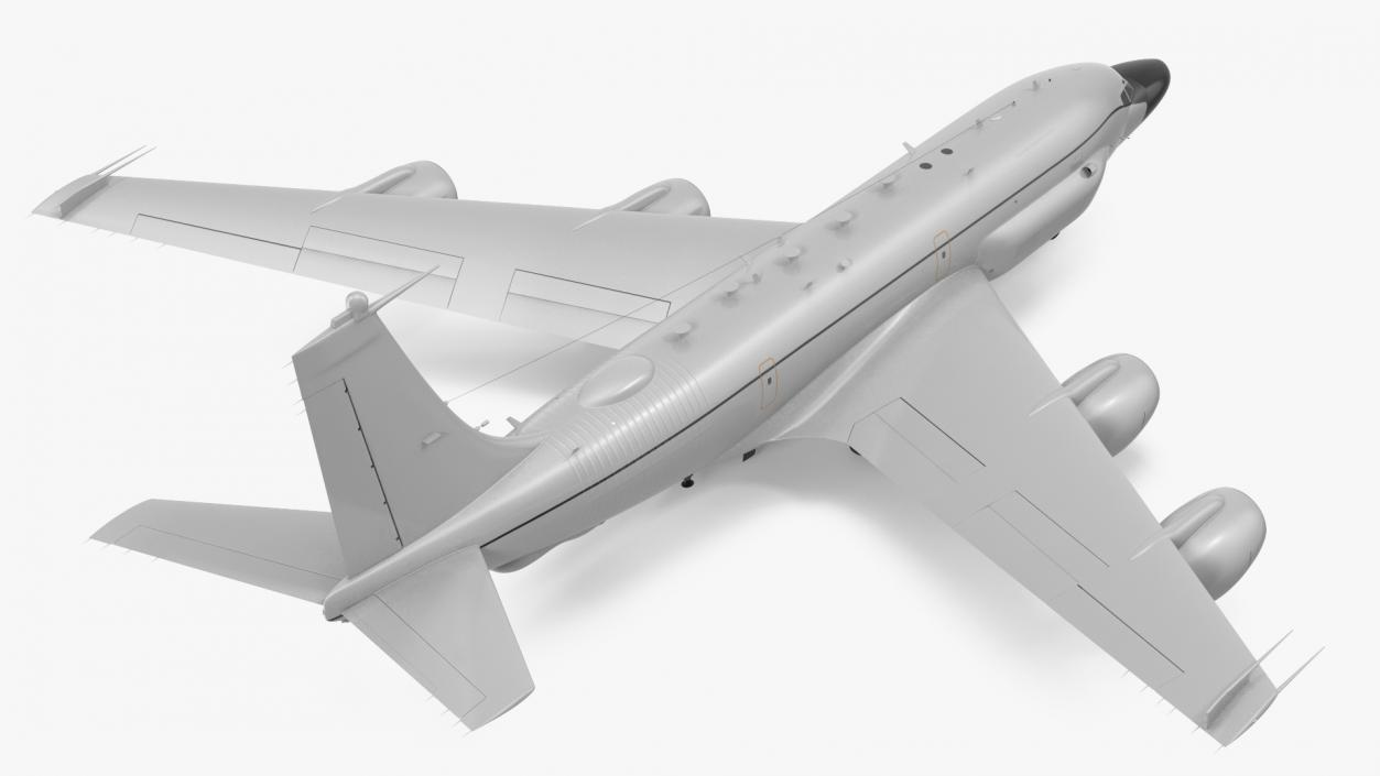 3D Boeing RC-135 Large Reconnaissance Aircraft model