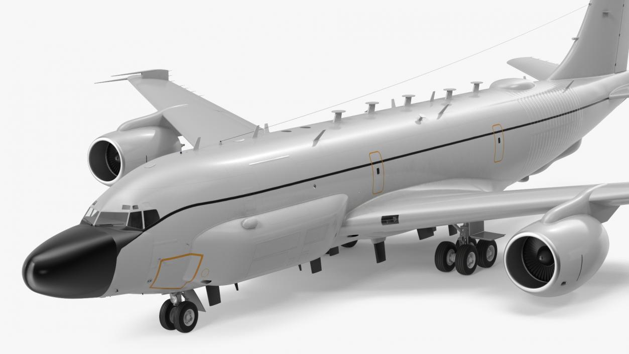 3D Boeing RC-135 Large Reconnaissance Aircraft model