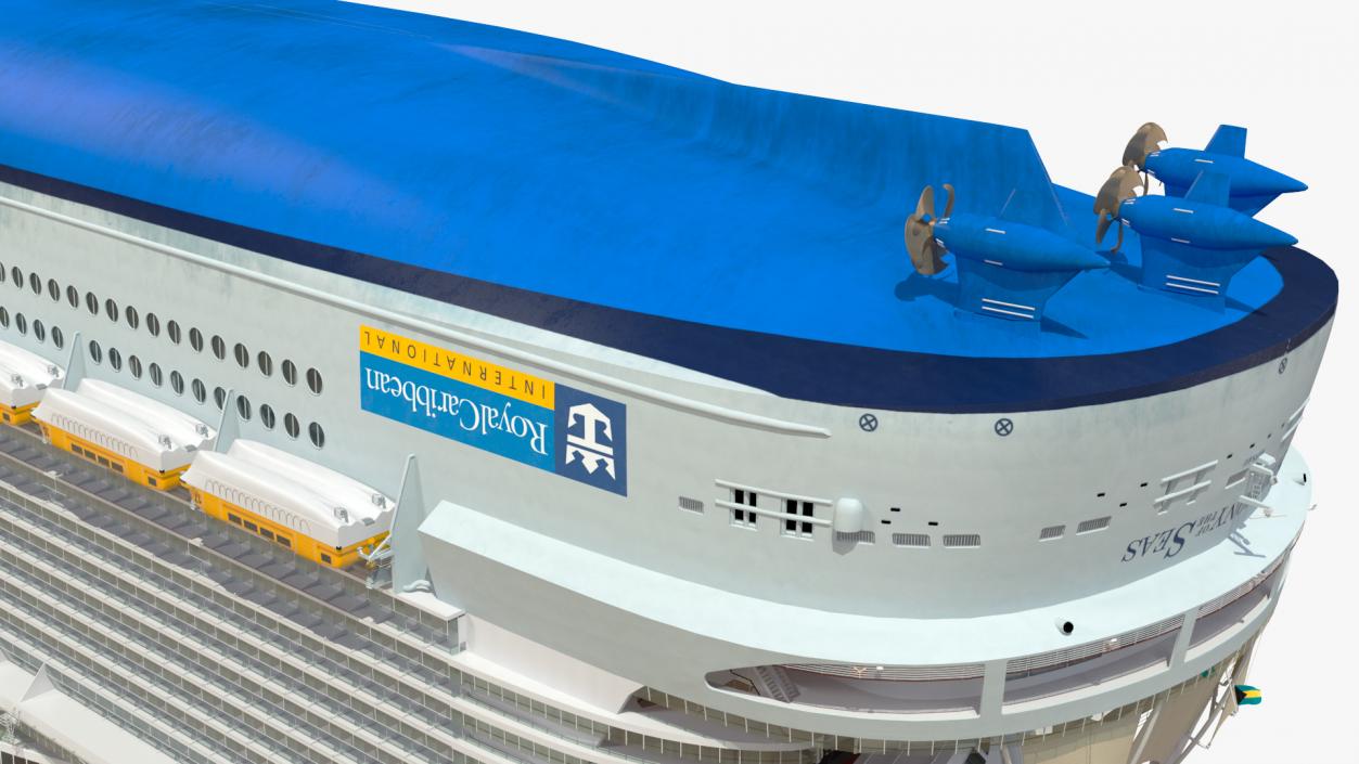 Oasis Class Cruise Ship Symphony of The Seas 3D model