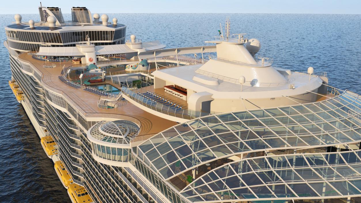 Oasis Class Cruise Ship Symphony of The Seas 3D model