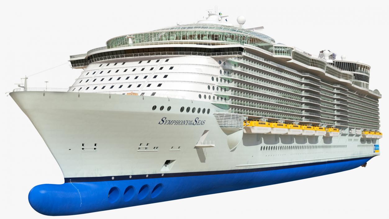 Oasis Class Cruise Ship Symphony of The Seas 3D model