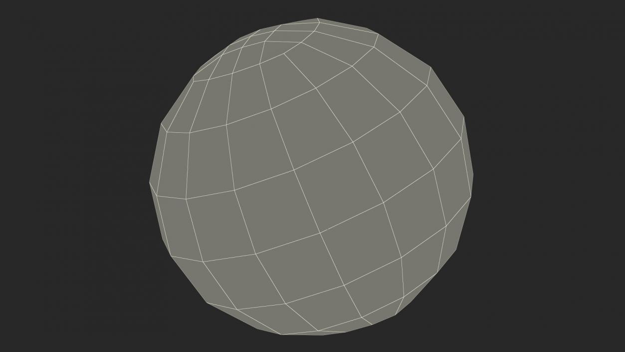 3D model Grass Stylized Earth Globe Fur