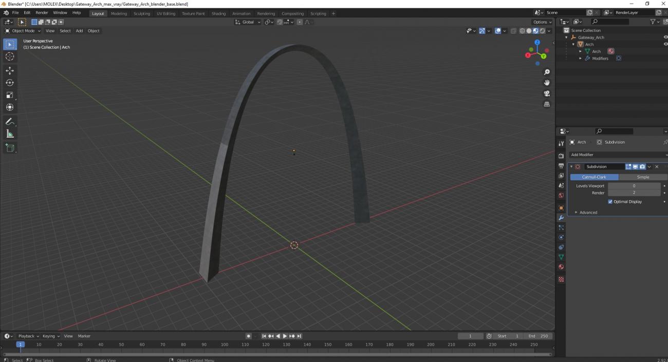 Gateway Arch 3D