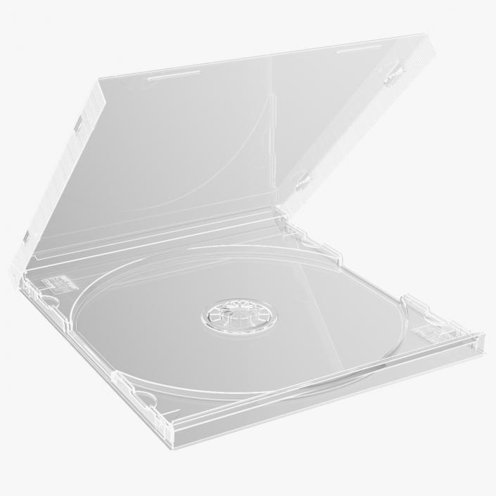 3D Single CD Jewel Case Clear