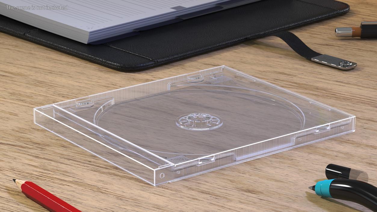 3D Single CD Jewel Case Clear