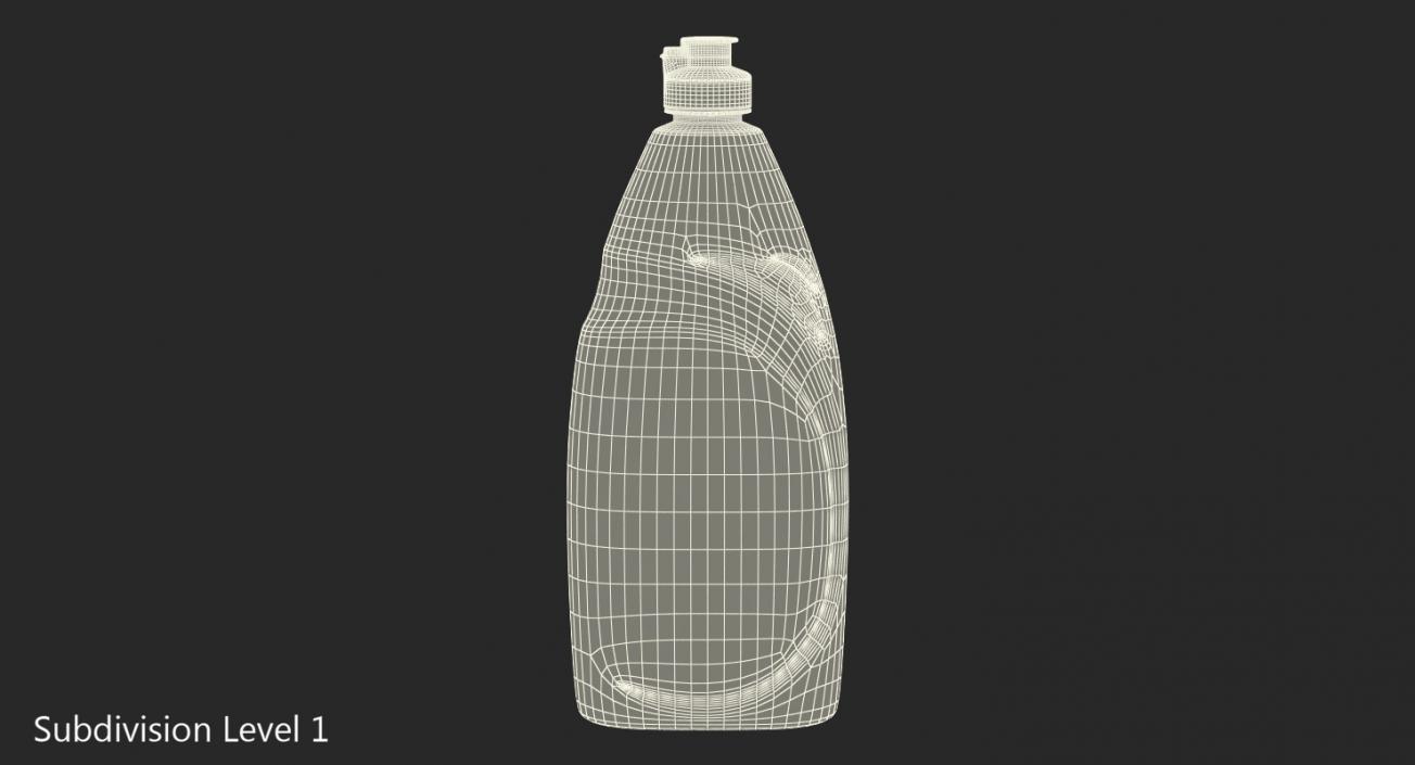 Green Dishwashing Liquid 3D model