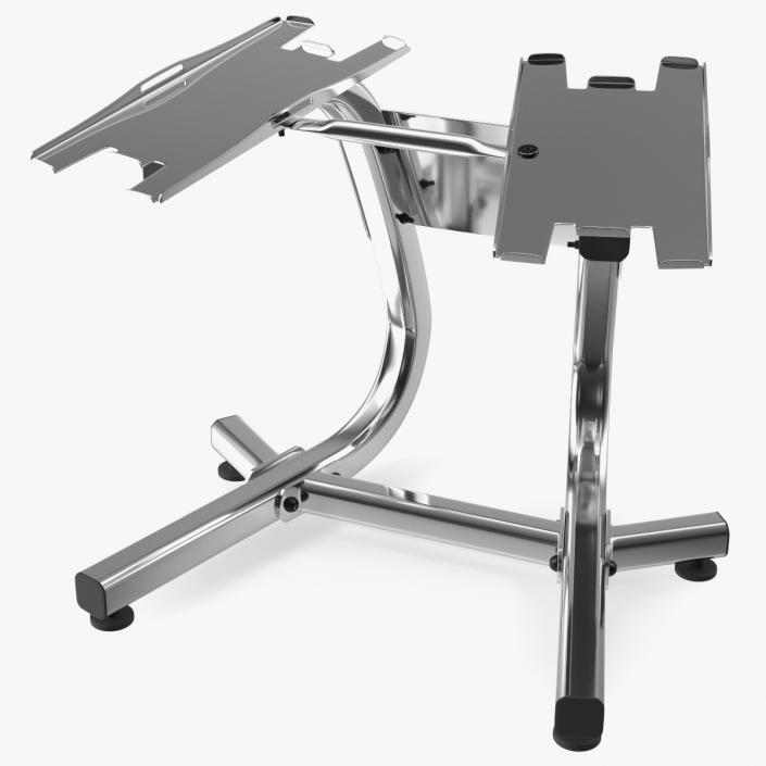 3D Fast Adjusting Dial Dumbbell Rack model