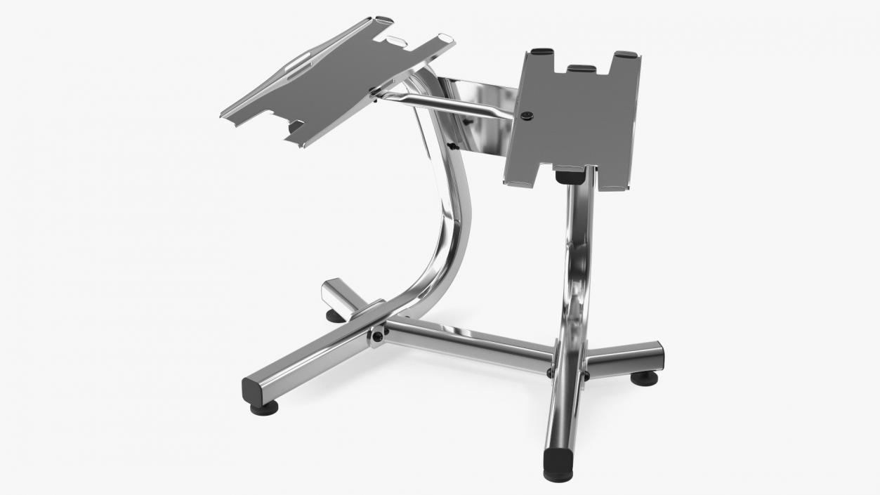 3D Fast Adjusting Dial Dumbbell Rack model