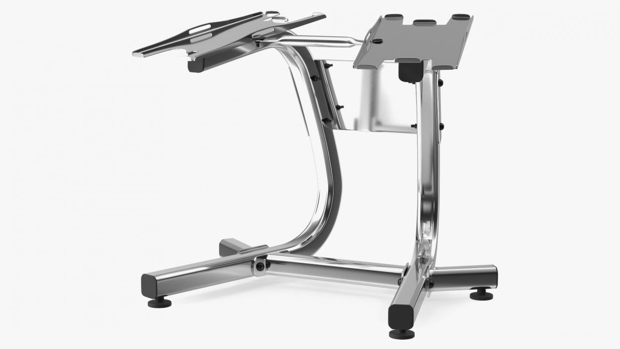 3D Fast Adjusting Dial Dumbbell Rack model