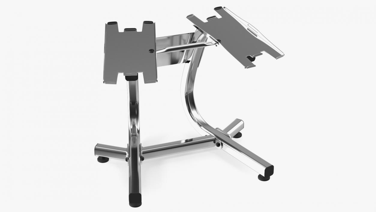 3D Fast Adjusting Dial Dumbbell Rack model