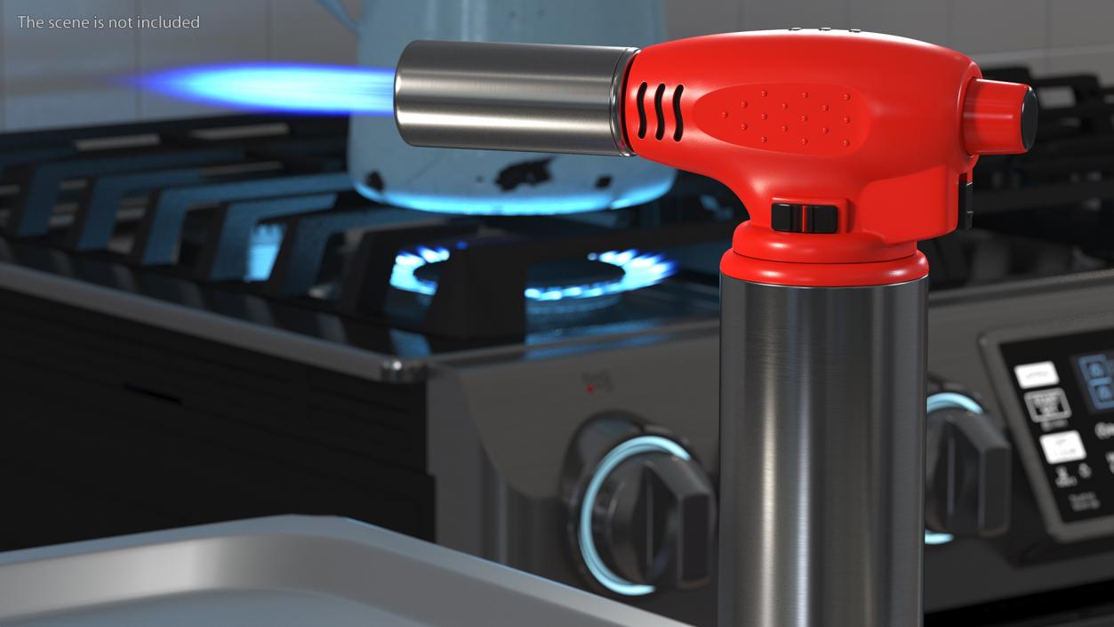 3D Kitchen Torch model