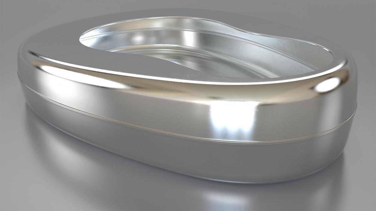 3D Metal Bed Pan model