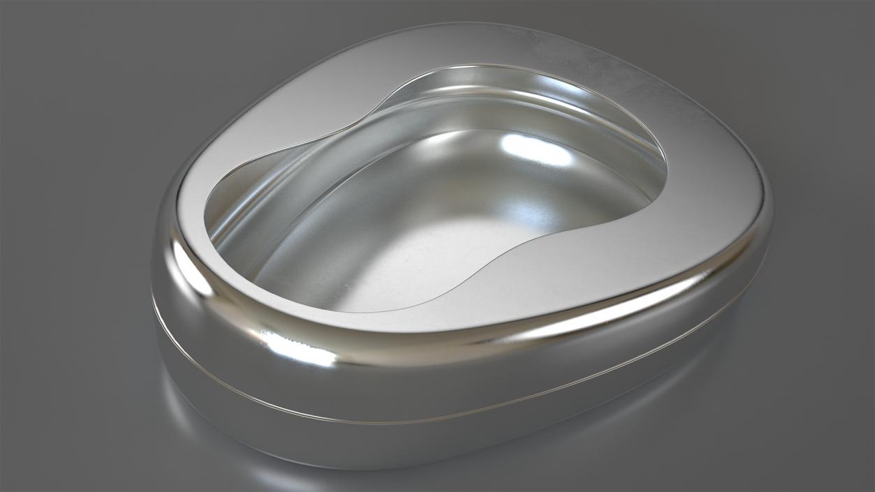 3D Metal Bed Pan model