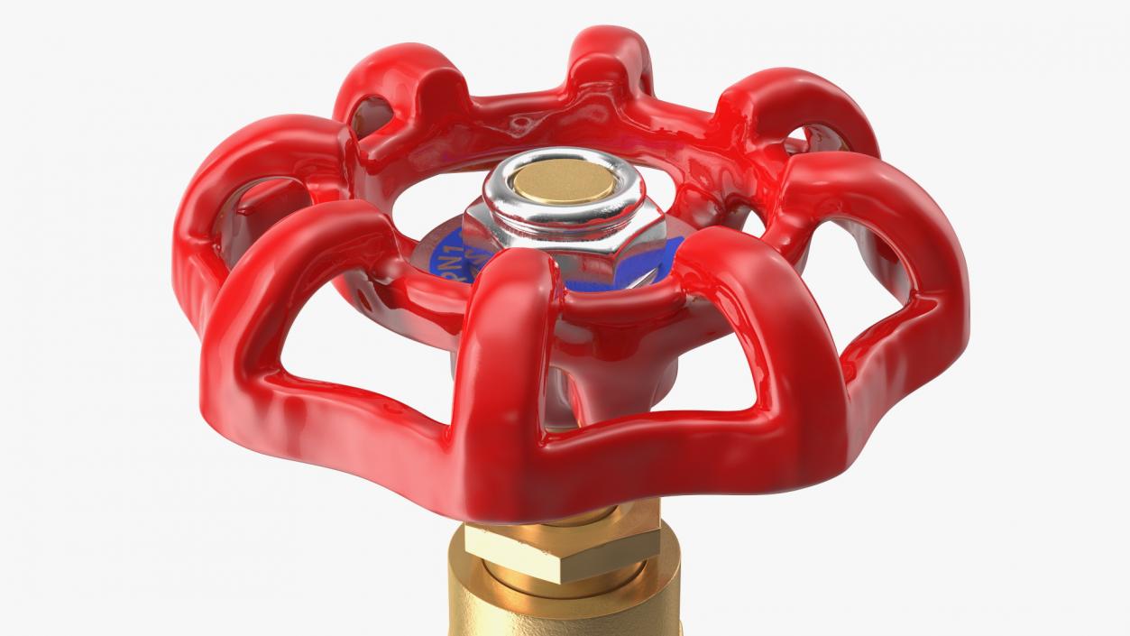 Bronze Water Globe Valve 3D model