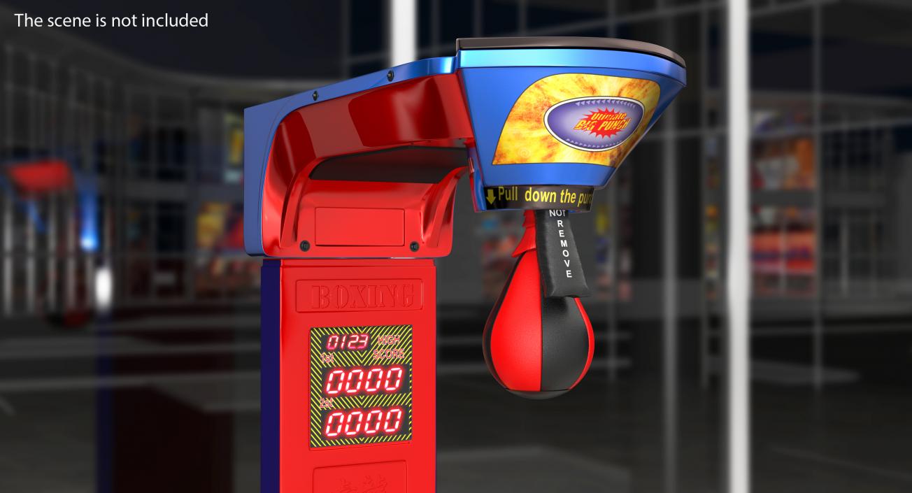 3D Punching Bag Speed Ball model