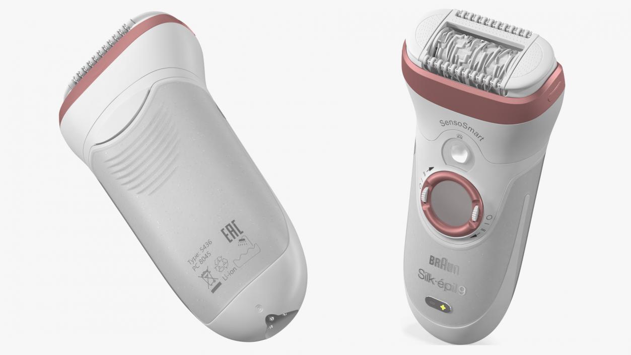 Braun Epilator Silk Epil 9 SensoSmart Pink 3D