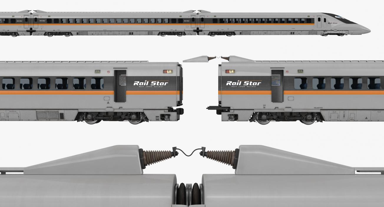 3D Speed Trains 3D Models Collection model