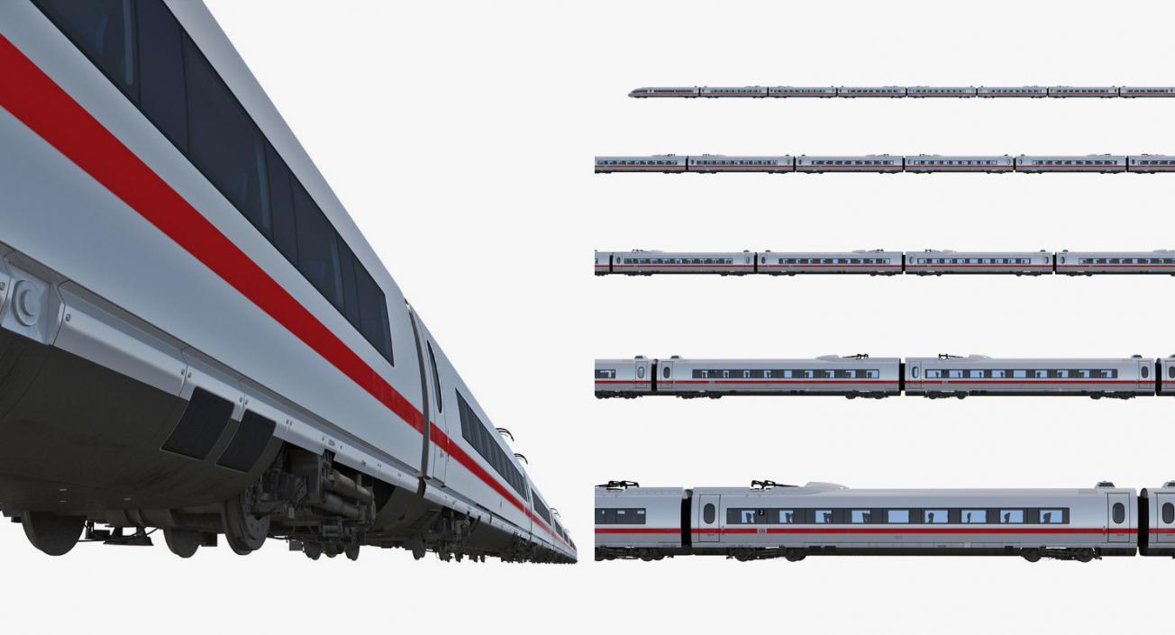 3D Speed Trains 3D Models Collection model