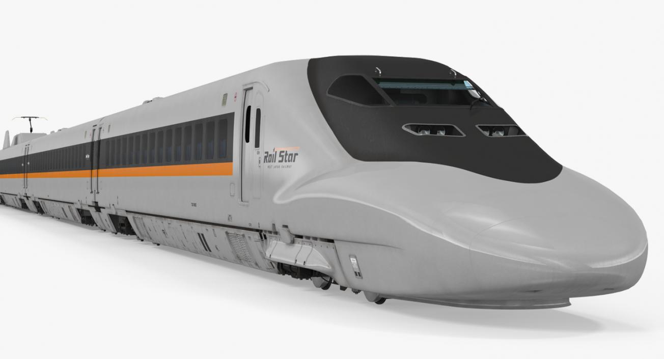 3D Speed Trains 3D Models Collection model