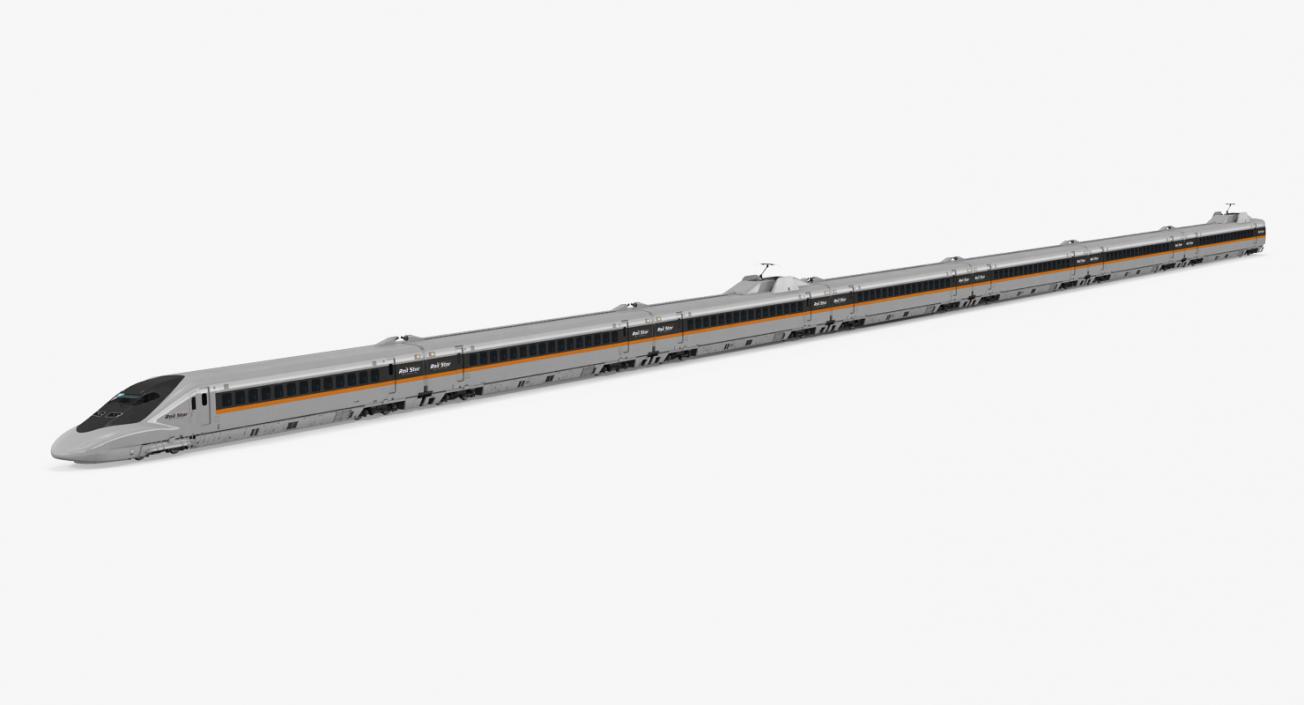 3D Speed Trains 3D Models Collection model