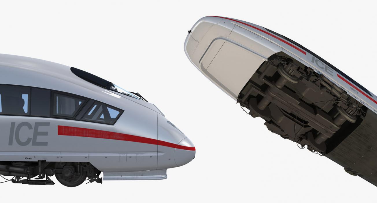 3D Speed Trains 3D Models Collection model